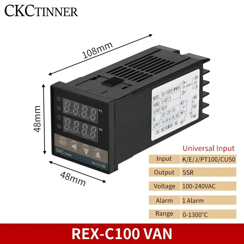 

Цифровой регулятор температуры REX-C100VAN