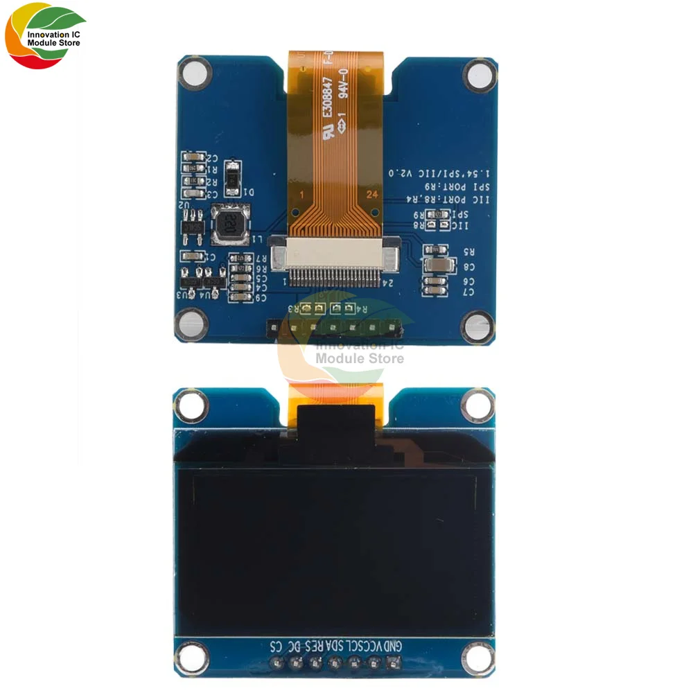 OLED модуль SSD1309 1 54 дюйма 7PIN поддерживает SPI I2C IIC Экран 3 3-5 в подходит для Arduino AVR STM32