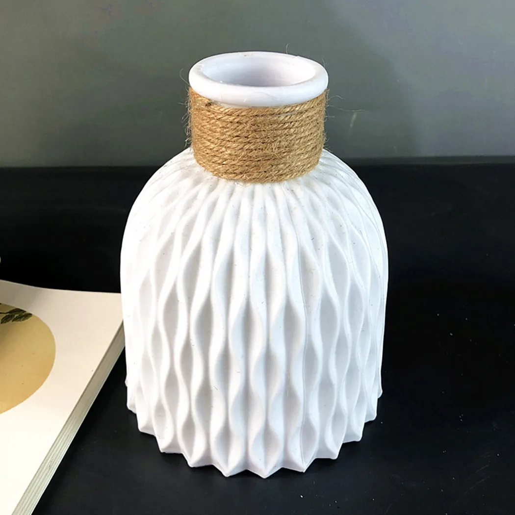 

Art Vase Plastic Modern Bedroom Anti-ceramic Layout Is Simple For Home Decoration Festival Party Drop Shipping