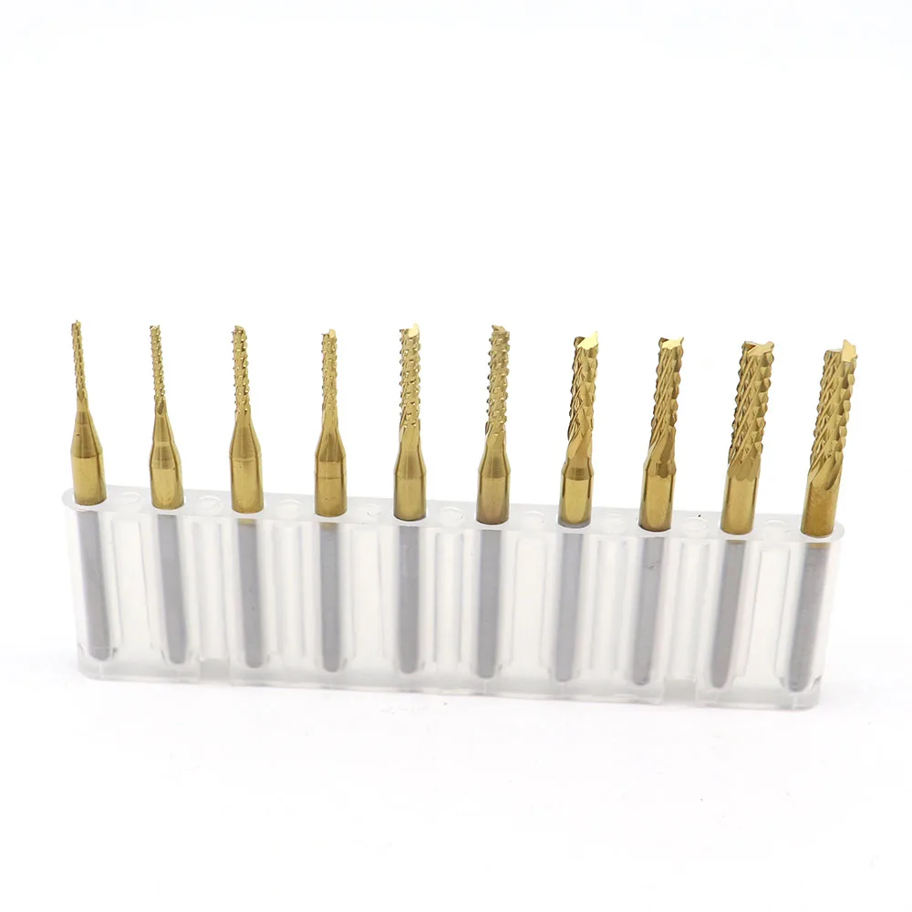 

10 шт./комплект, фрезерные головки из карбида титана