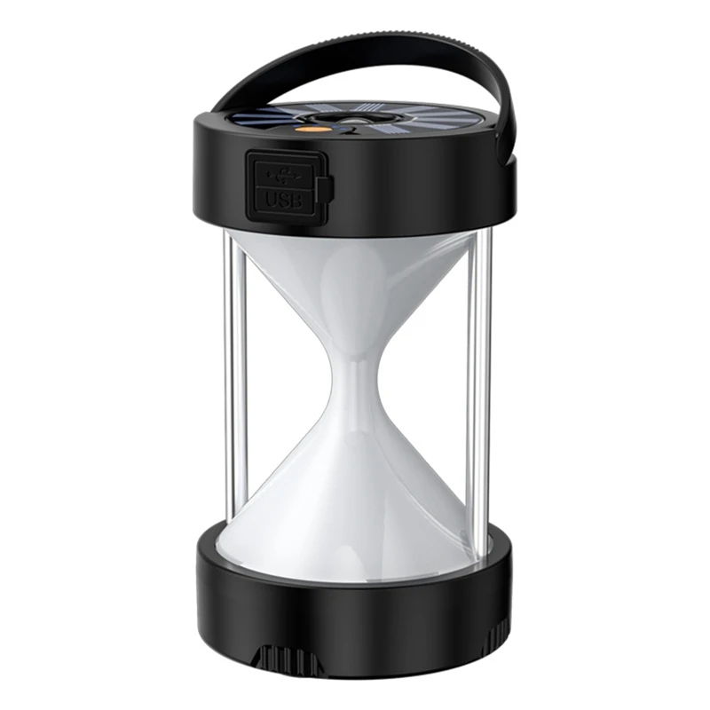 

LED Camping Lantern Rechargeable,Solar Camping Lights, IPX45 Waterproof, 4 Light Mode For Camping Hiking