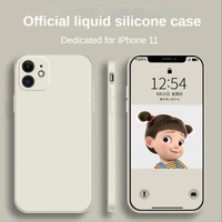 suitable for apple 12 liquid case iphone11 straight edge 78maxx silicone 13pro protective cover 13 iphone 11 pro max case