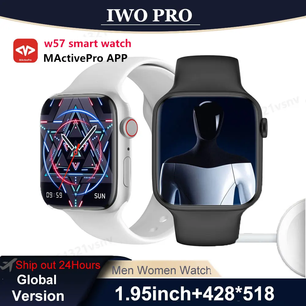 

IWO W58 W57 Smart Watch Men Passlock Always On Display Bluetooth Calls NFC SIRI Custom Watch Face 2022 New Smartwatch PK W28 PRO