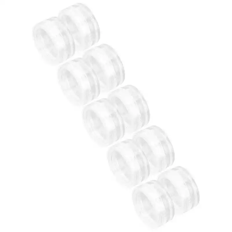 

Nail Container Round Cosmetic Containers Transparent for Bead for Eye Shadow for Jewelry