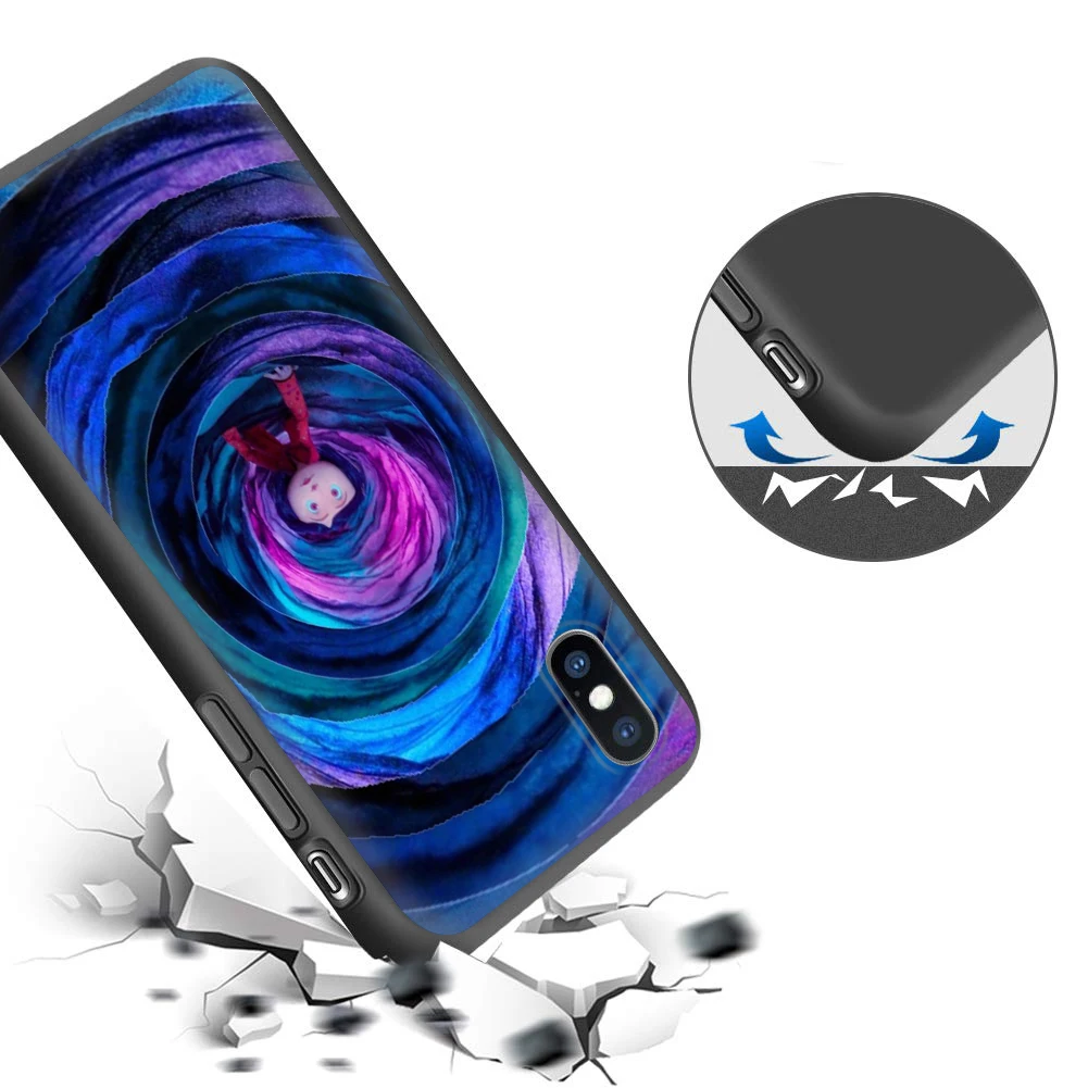 Мягкий силиконовый чехол X9 Coraline Fondo для iPhone 15 16 Pro Max Plus