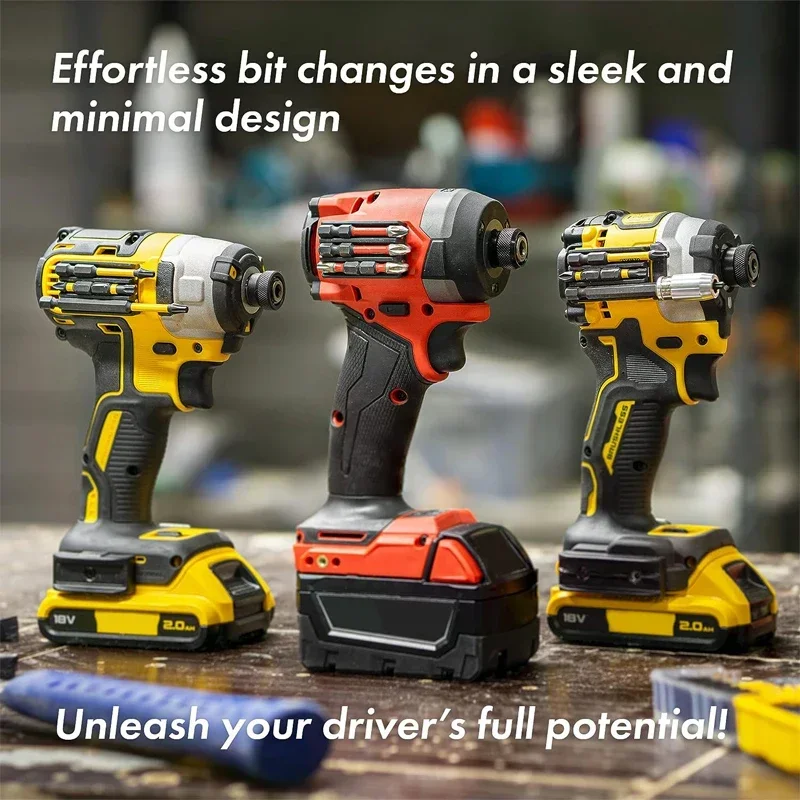 Магнитный держатель сверл для ударных отверток Dewalt/Milwaukee и электрических дрелей