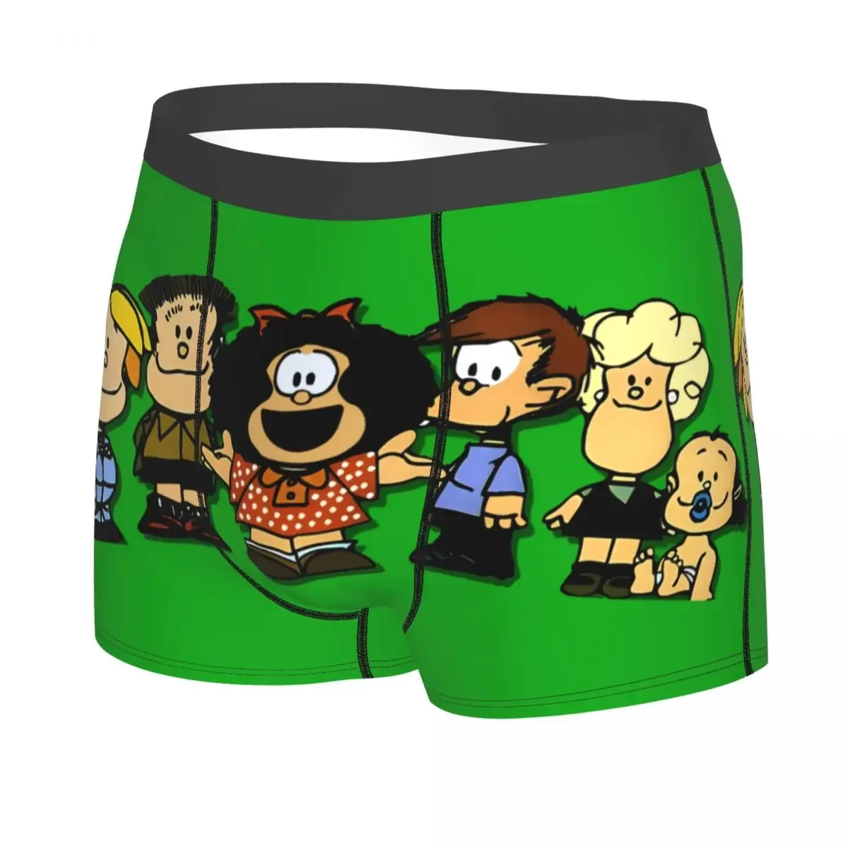 Мужские боксеры Mafalda и ее друзья нижнее белье аниме очень дышащие