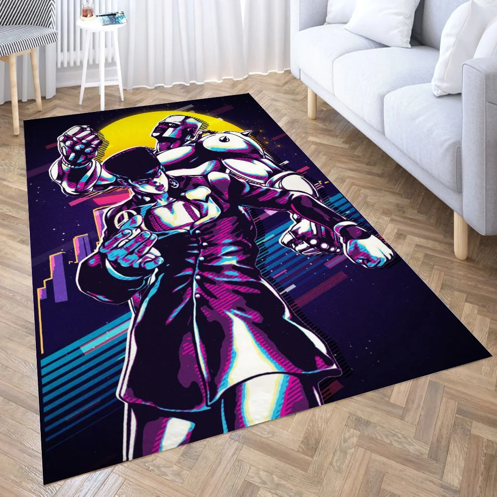 

JOJO JOSUKE 3D Carpet Living Room Kitchen Entrance Door Mat Anti-slip Floor Rug Bathroom Area Hallway Mats