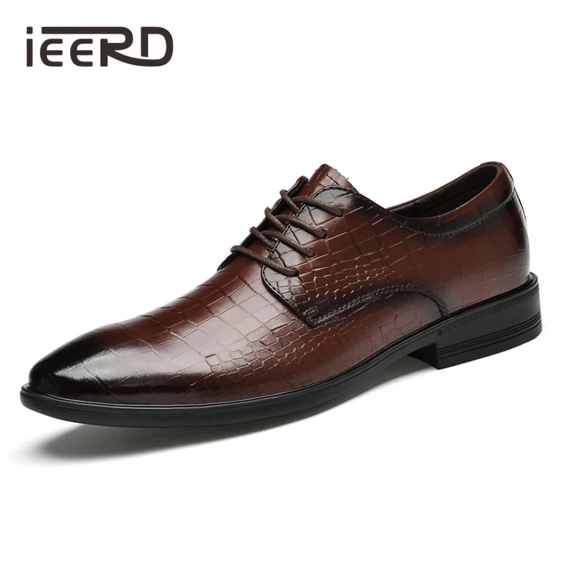 

British Style Genuine leather Men Oxfords Shoes Business Dress shoes for men Formal footwear Sapato Social Masculino