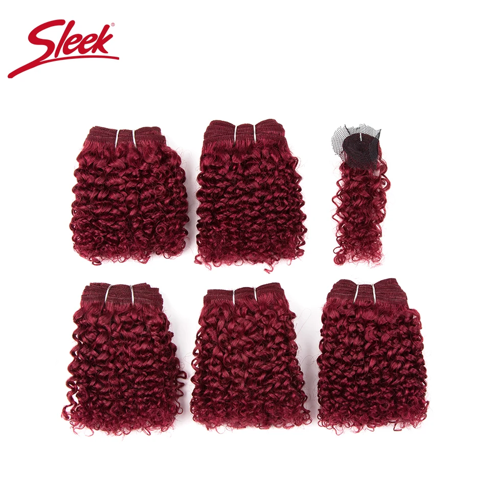 Short Indian Kinky Curly Bundles With Clocure Cheap 5 Bundles Remy Hair Extensive