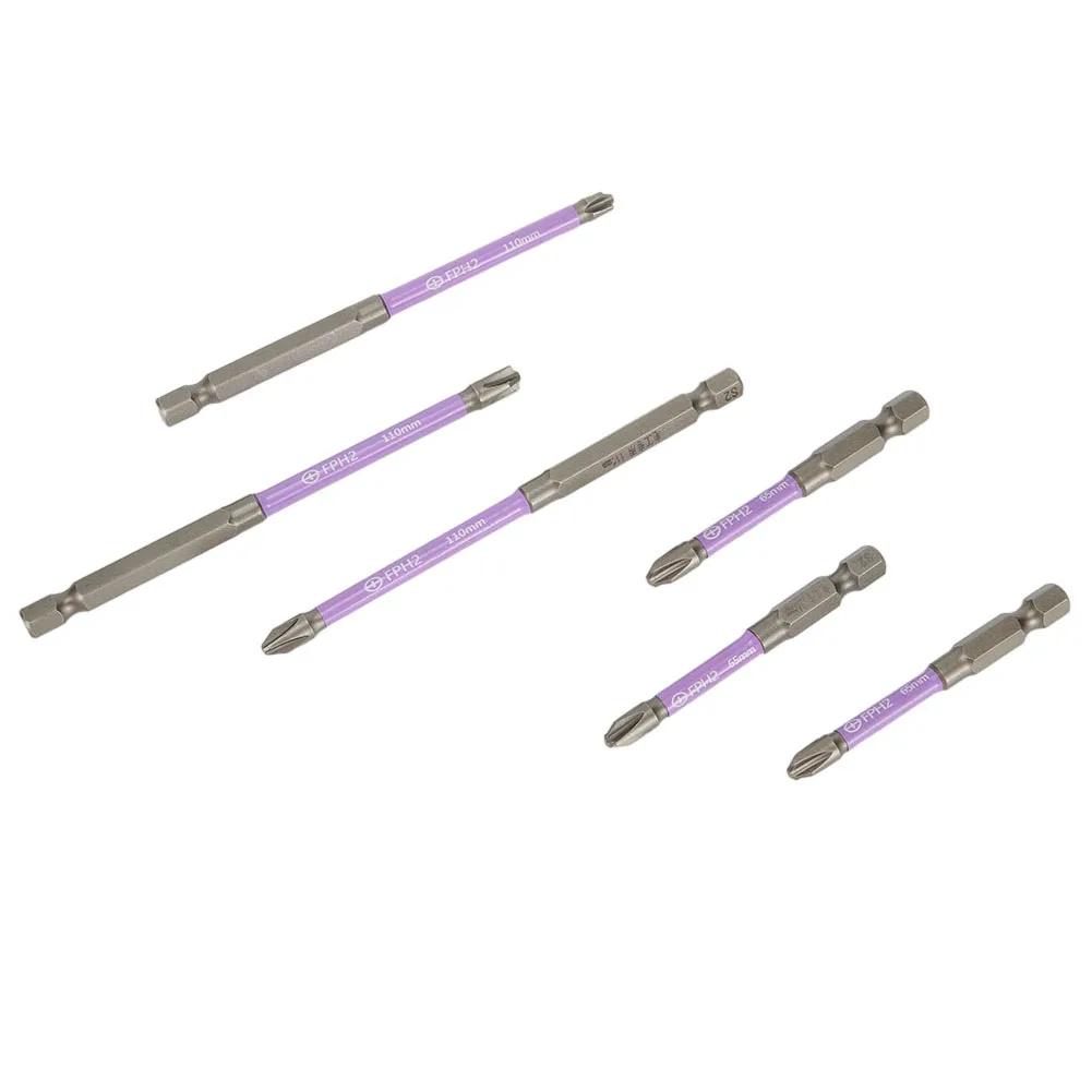 

Socket Switch Screwdriver Bit Drill 65/110mm Alloy Steel Material Antirust Slotted Cross Replaceable Accessories