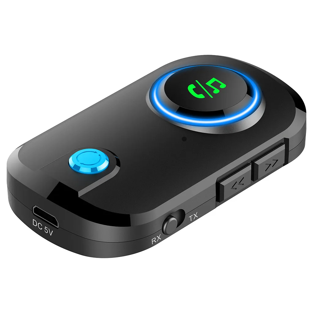 

bluetooth 5.0 bluetooth Signal Receiver Signal Transmitter 2-in-1 Car bluetooth Audio Adapter Car Hands-Free Call Kit 010