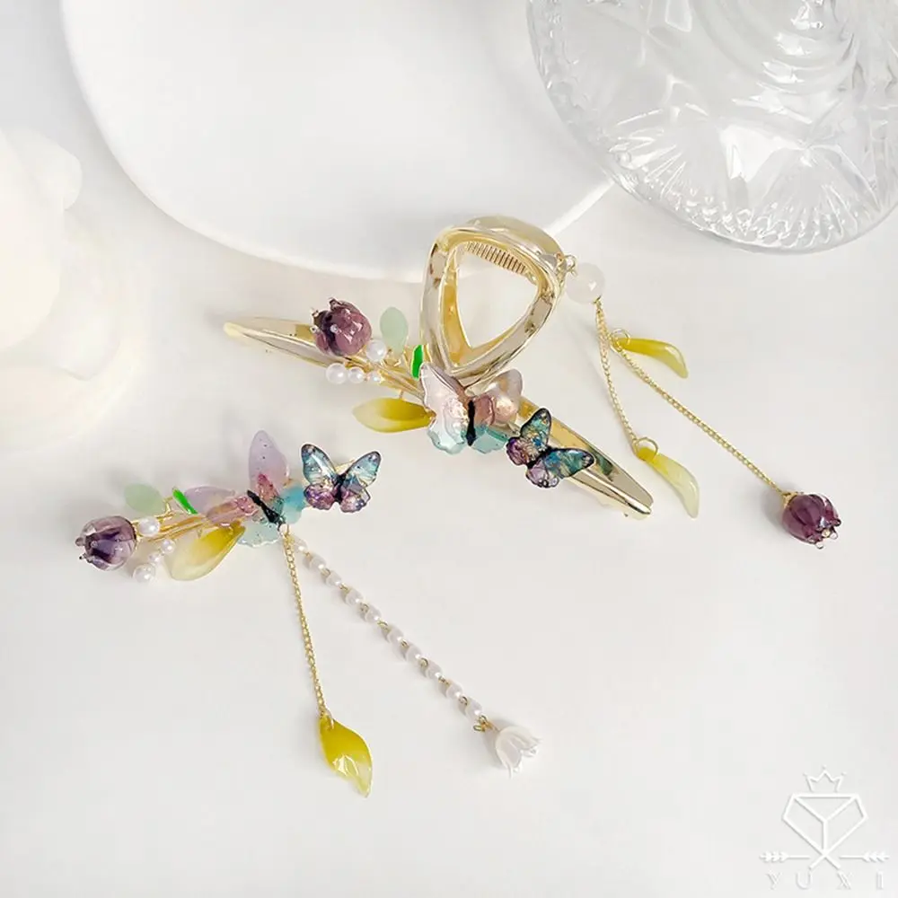 

Clip For Girls Headwear For Women Headdress Hair Crab Clip Korean Style Hair Stick Hair Accessories Butterfly Hair Claw