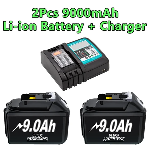 Bonacell аккумулятор для Makita BL1830 6000/9000 мАч