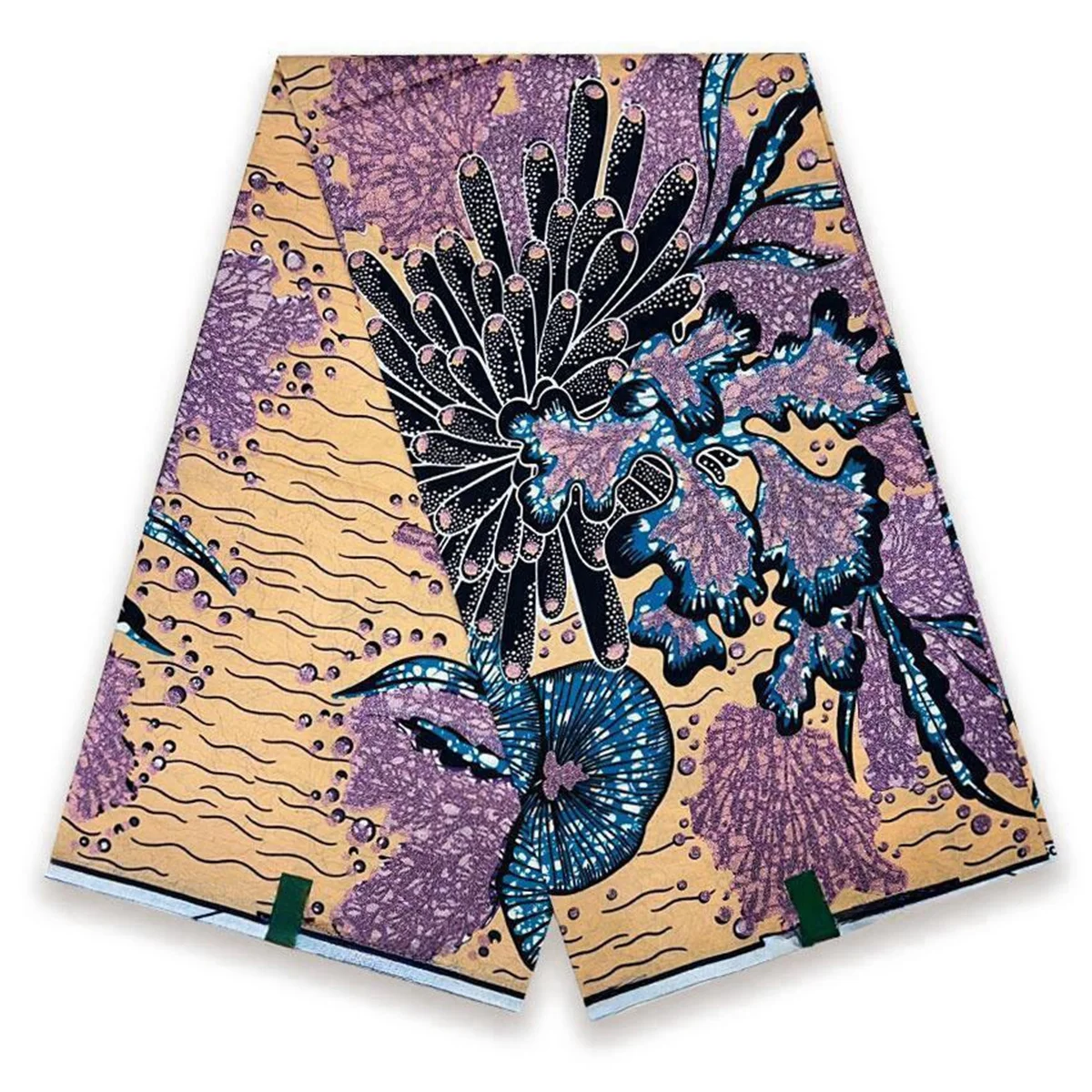 Парчовая ткань с африканским восковым принтом