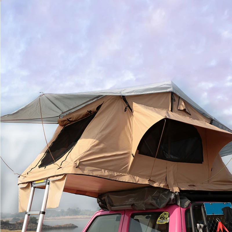 

Семейный лагерь, альпинизм, туризм, уличная Съемная палатка с эффектом дождя, Гламурная палатка на крыше, расширенная жесткая крыша грузовика