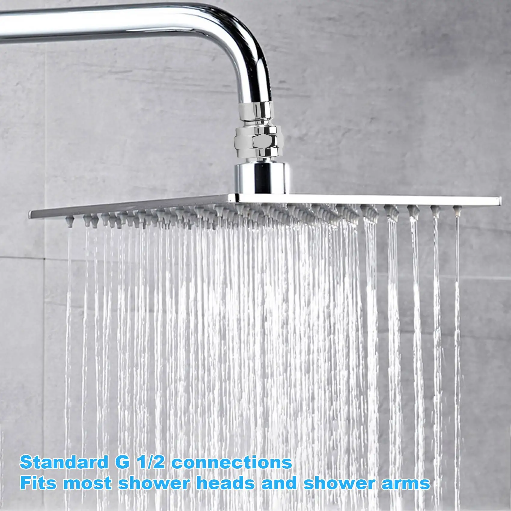 Латунный хромированный шарнирный душевой рычаг с регулируемым углом наклона