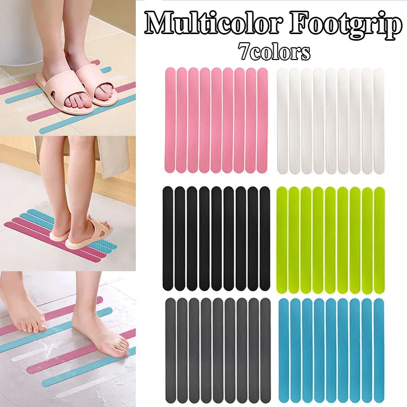 

12/24Pcs/Set Anti-Slip Strips Shower Stickers Transparent Bath Safety Non Slip Bathtub Floor