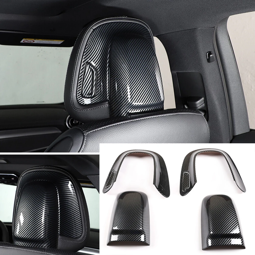 

Подходит для Mercedes Benz C W206 2022 2023 панель подголовника автомобильного сиденья декоративная крышка отделка ABS интерьер автомобильные аксессуары