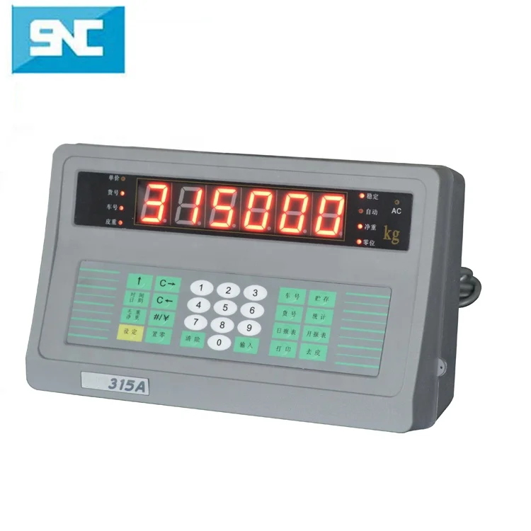 

SC315A6(H) truck scales weighing indicator load cell indicator