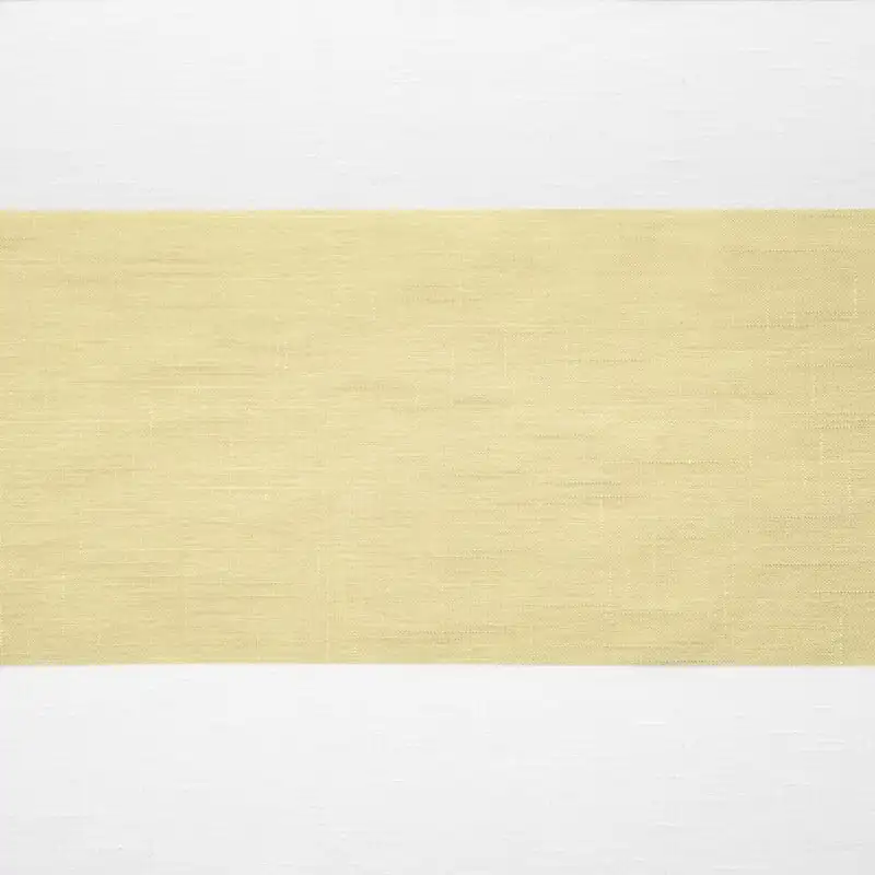 

Sheer Linen Rod Pocket Curtain Panel Pair, 50"x84", Yellow