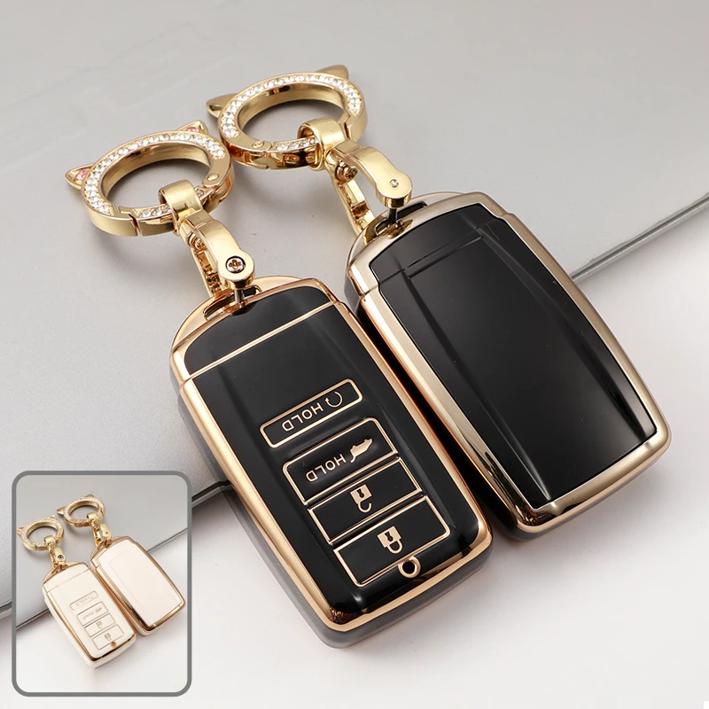 

ТПУ чехол для автомобильного ключа с дистанционным управлением для Honda Acura RLX MDX CDX TLX-L NSX RDX защитный чехол-держатель аксессуары для брелока