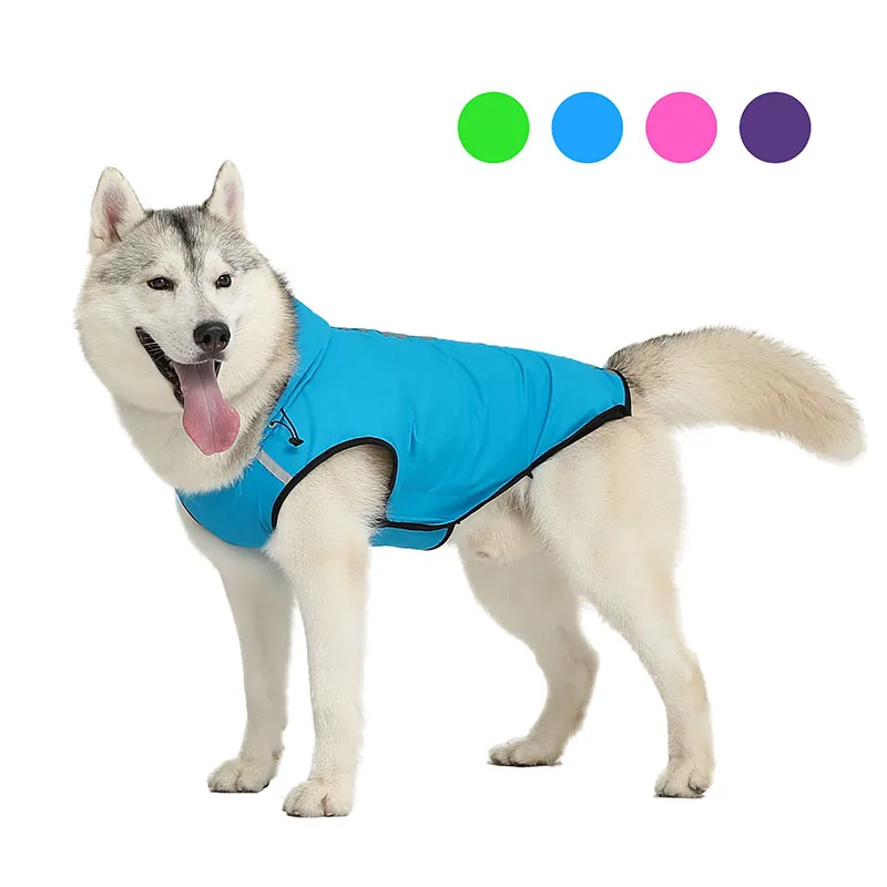 

Reflective Raincoat for Large Dogs, Pet Jumpsuit, Dog Clothes, Waterproof Coat, Golden Retriever, Large Size, Christmas