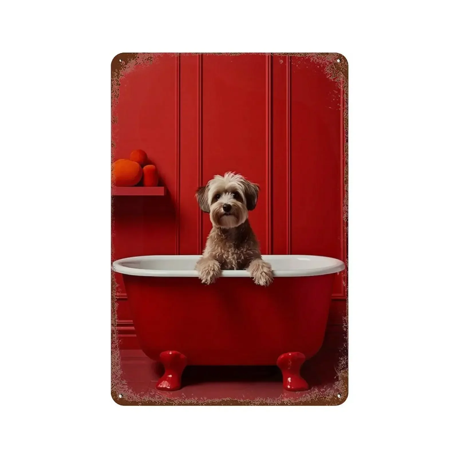 Металлические таблички для туалета с животными настенный декор горилла слон