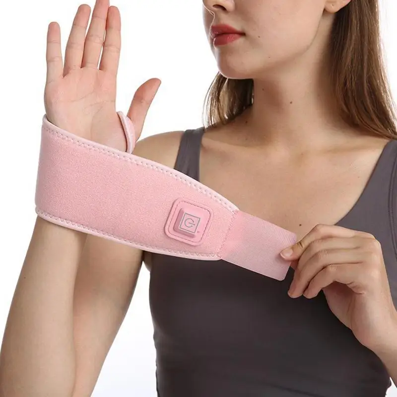 

Hand Heating Pad Women Adjustable Wrist Warmer Moxibustion Hot Compress Warming Wristband USB Three-Speed Temperature Control