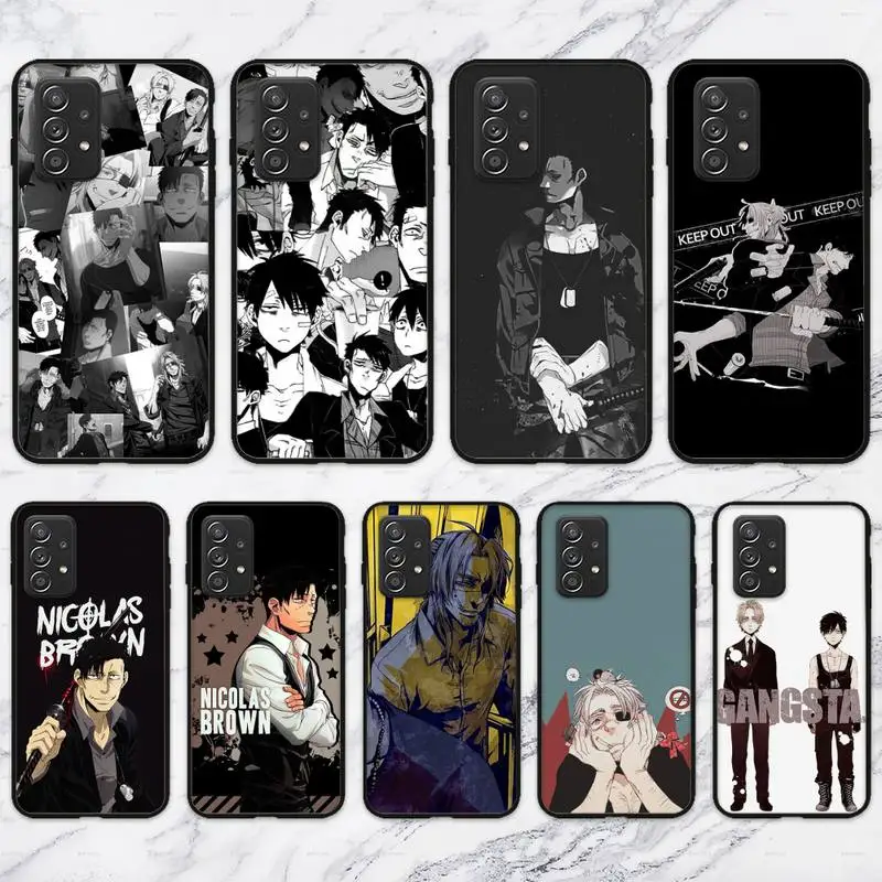 G-GANGSTA Anime Phone Case For Samsung Galaxy S10 S20 S21 Note10 20Plus Ultra Shell