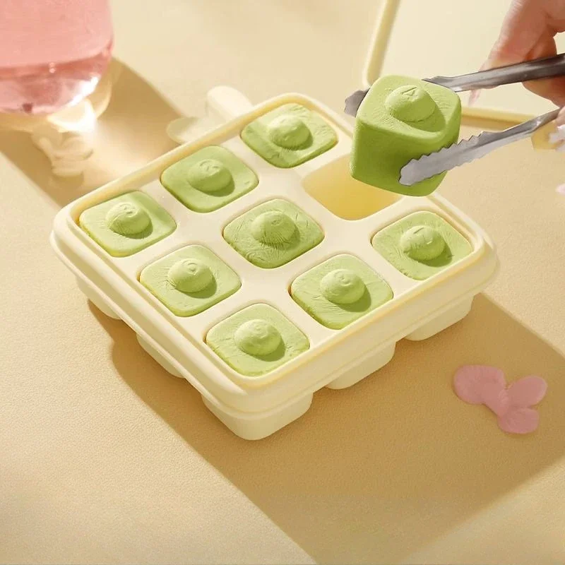 Силиконовая сумка для детского питания с замороженными ячейками домашняя