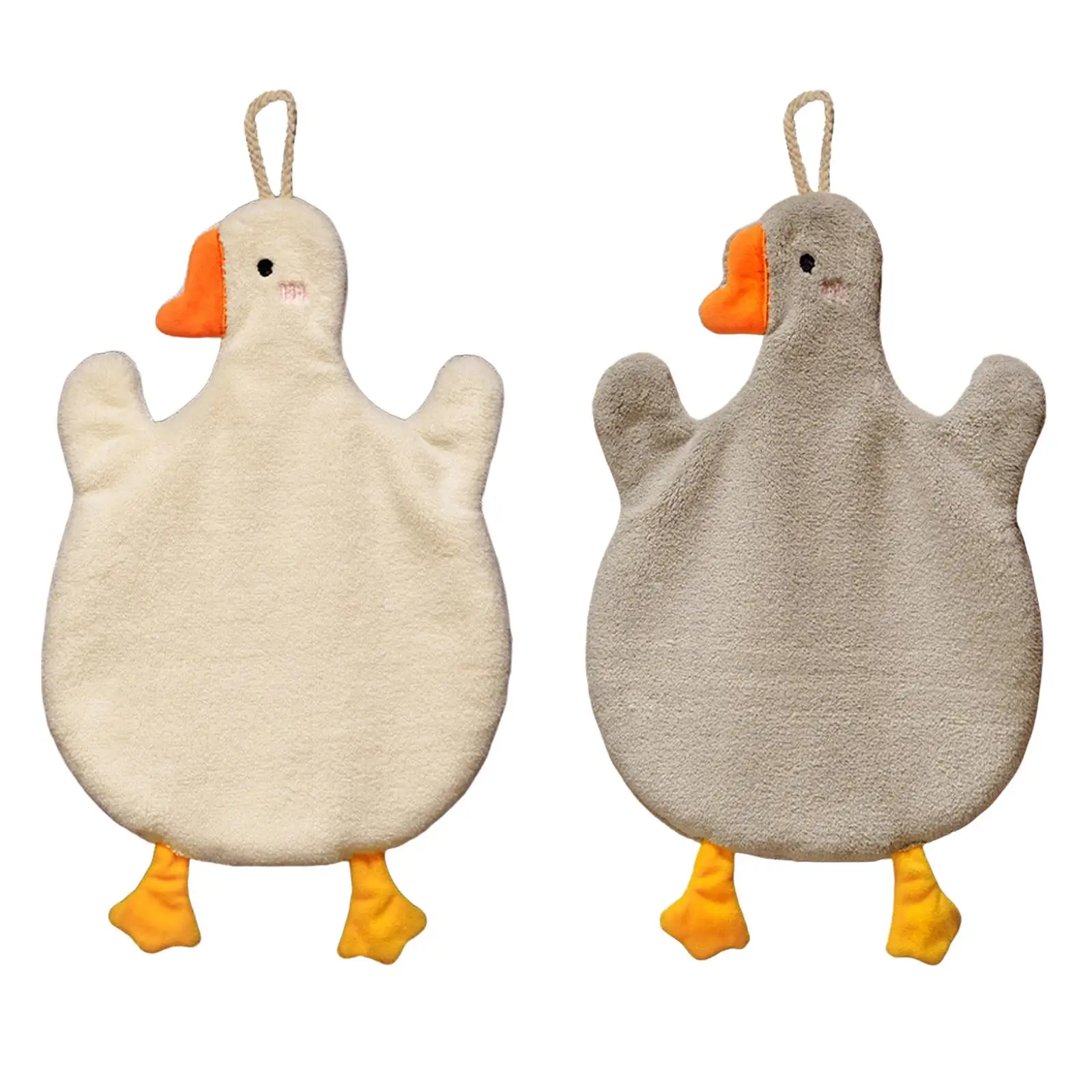 

Absorbent Hand Towel with Hanging Loop Dishcloth Hanging Towels for Shower