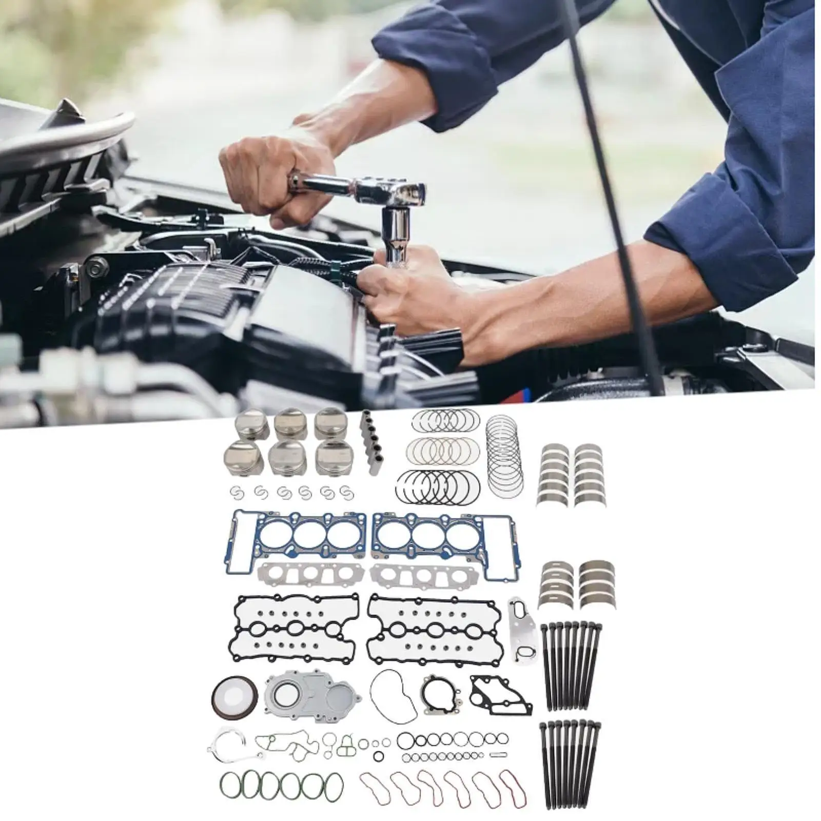 Комплект для восстановления двигателя 07L 105 701 E 6E 107 066 DM 06E 065 561 AC