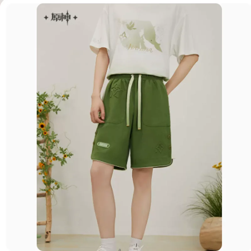 

Новинка 2023, спортивные шорты для игр Genshin Impact, тема нахида, очаровательный стиль