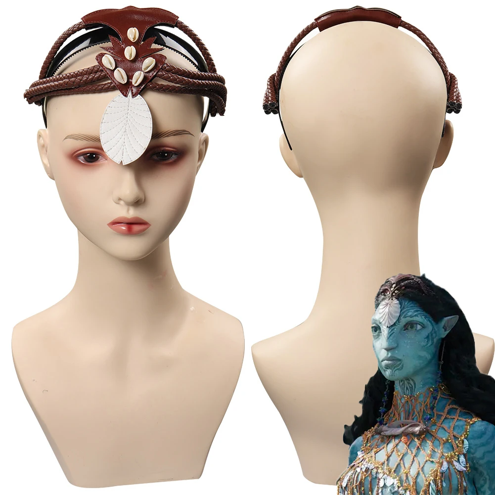 

Avatar 2 Movie The Way Of Water Neytiri Cosplay Headband Headwear Roleplay Fantasia Women Hair Accessories Halloween Props