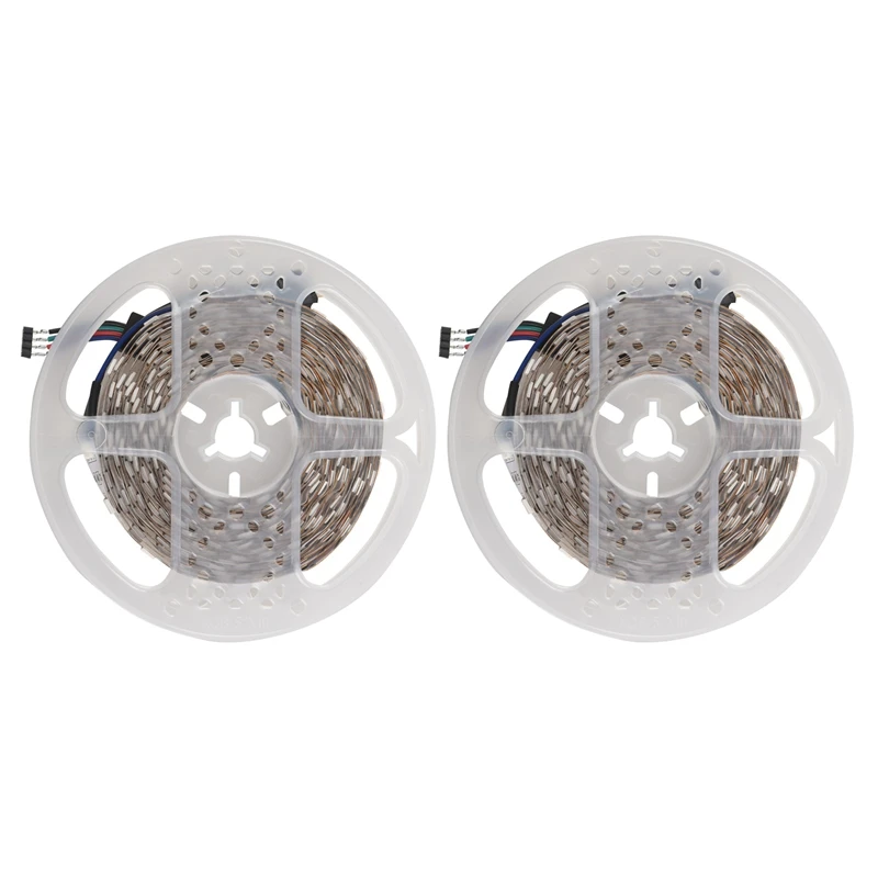 

JFBL Hot 2X 5M RGB 300 5050 LED Flexible Light Strip Non-Waterproof DC12V
