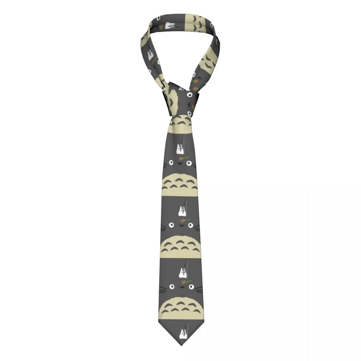 

My Neighbor Totoro Tie Cute Cartoon Polyester Silk Fashion Neck Ties Accessories Wedding For Man Blouse Cravat