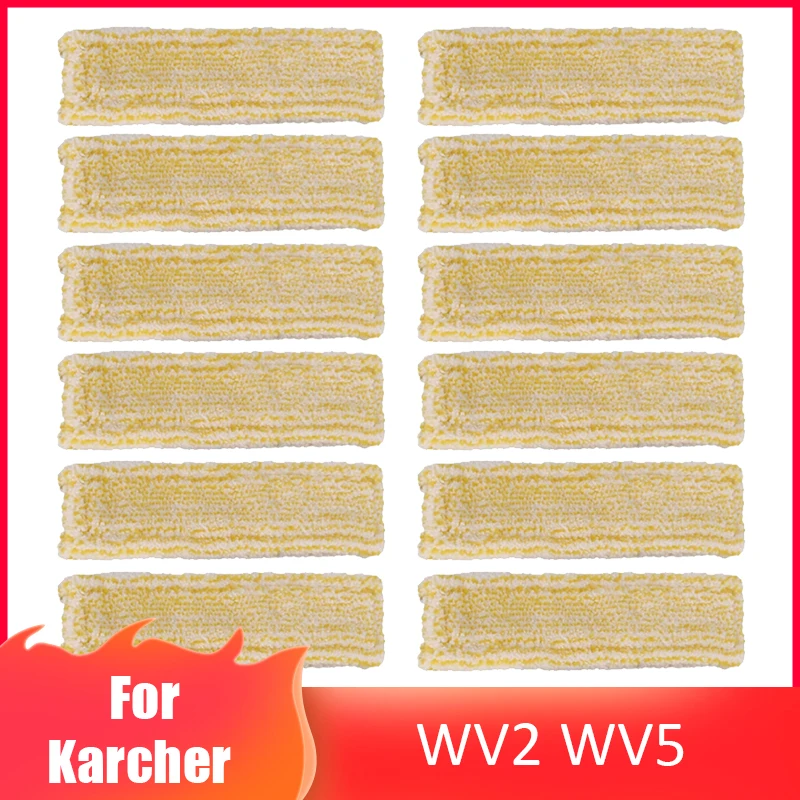 

Сменные детали для швабры Karcher WV2 WV5, бытовая салфетка для мойки окон, тряпки, аксессуары для полива банок, полотенец