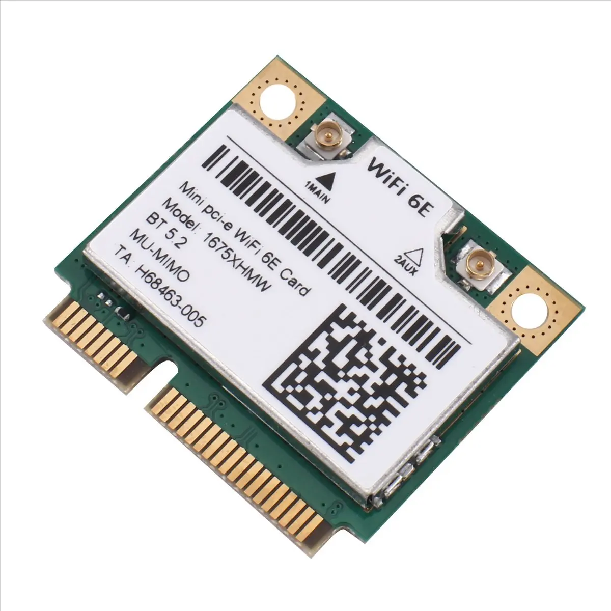 Фото 【A01R~】 1675X 1675XHMW AX210 WiFi-карта WiFi 6E 802.11AX 2.4G 5G 6G 5374 Мбит/с Bluetooth 5.2 Mini Pcie WiFi-сетевая карта №2
