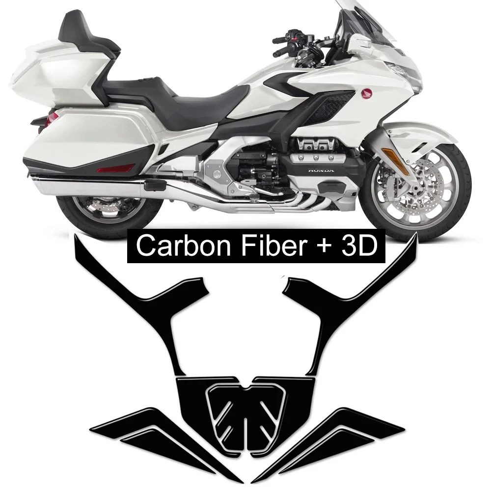 Для HONDA Goldwing GL1800 Tank Pad Tour наклейки комплект наклеек чехлы протектор багажника