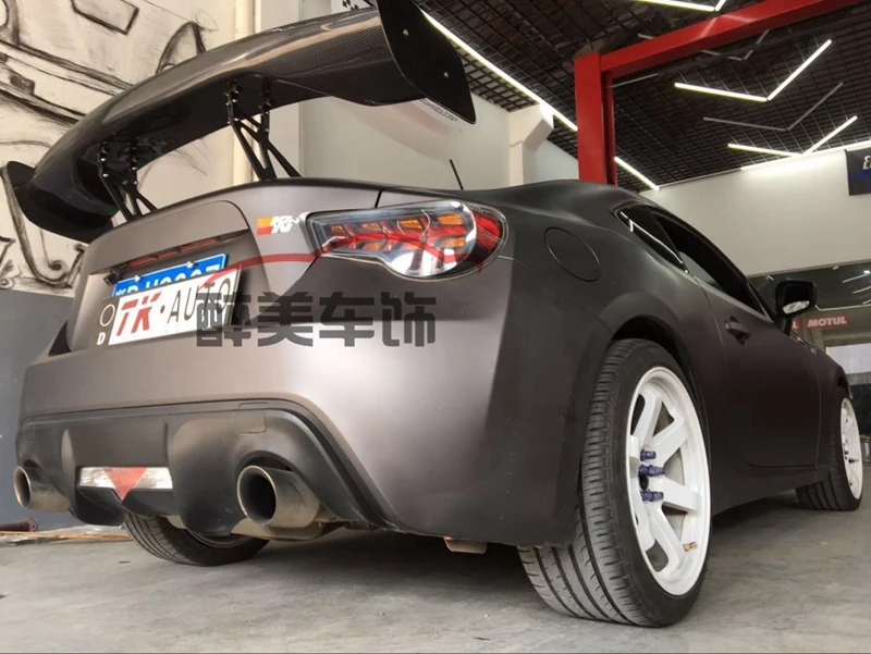 Для Subaru BRZ Toyota 86 GT86 2012-2016 кронштейн из углеродного волокна GT спойлер крепежный