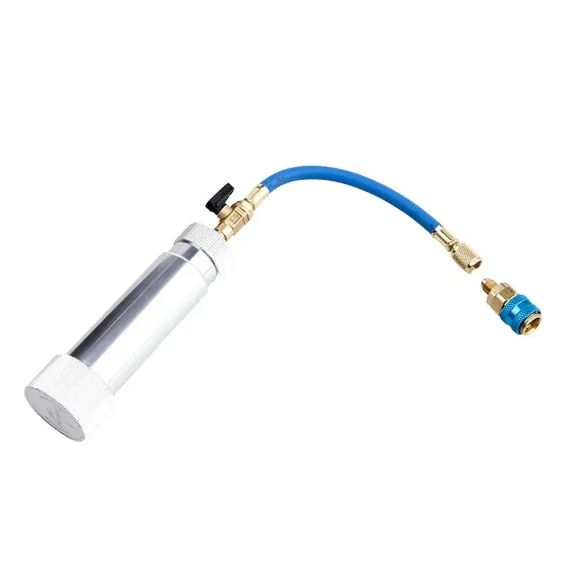 Oil Injector Oil And Dye Injector Refrigerant Tools Connector Automotive Air Conditioning Coolant Filling Tube Tool