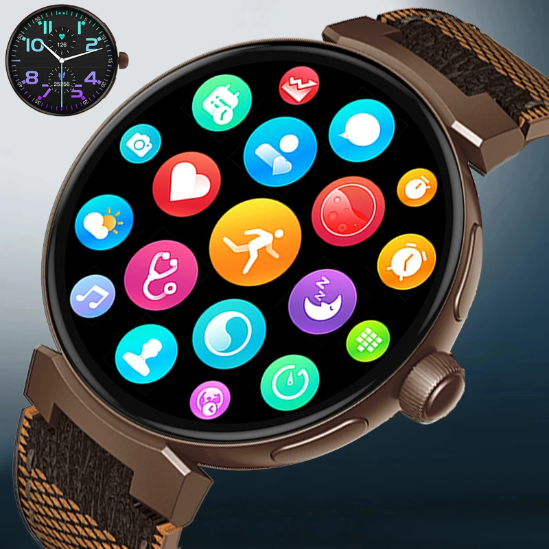 

HYTRON New 2023 LV -05 Smart Watch Men AMOLED Voice Calling NFC Access Control IP68 Waterproof Smartwatch Women Sports Watches