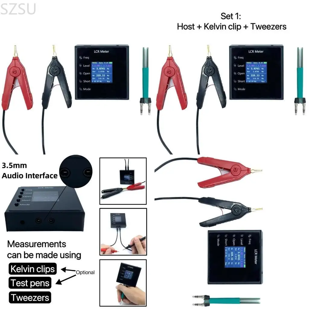 Фото SZSU Advanced Meter Resistance Compacitance емкости тест непрерывности тестирования компонентов для техников и студентов №1