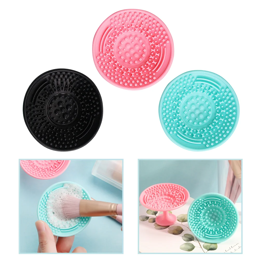 

Cleaner Makeup Brush Brushes Cleaning Tool Silicone Padshandheld Cup Beauty