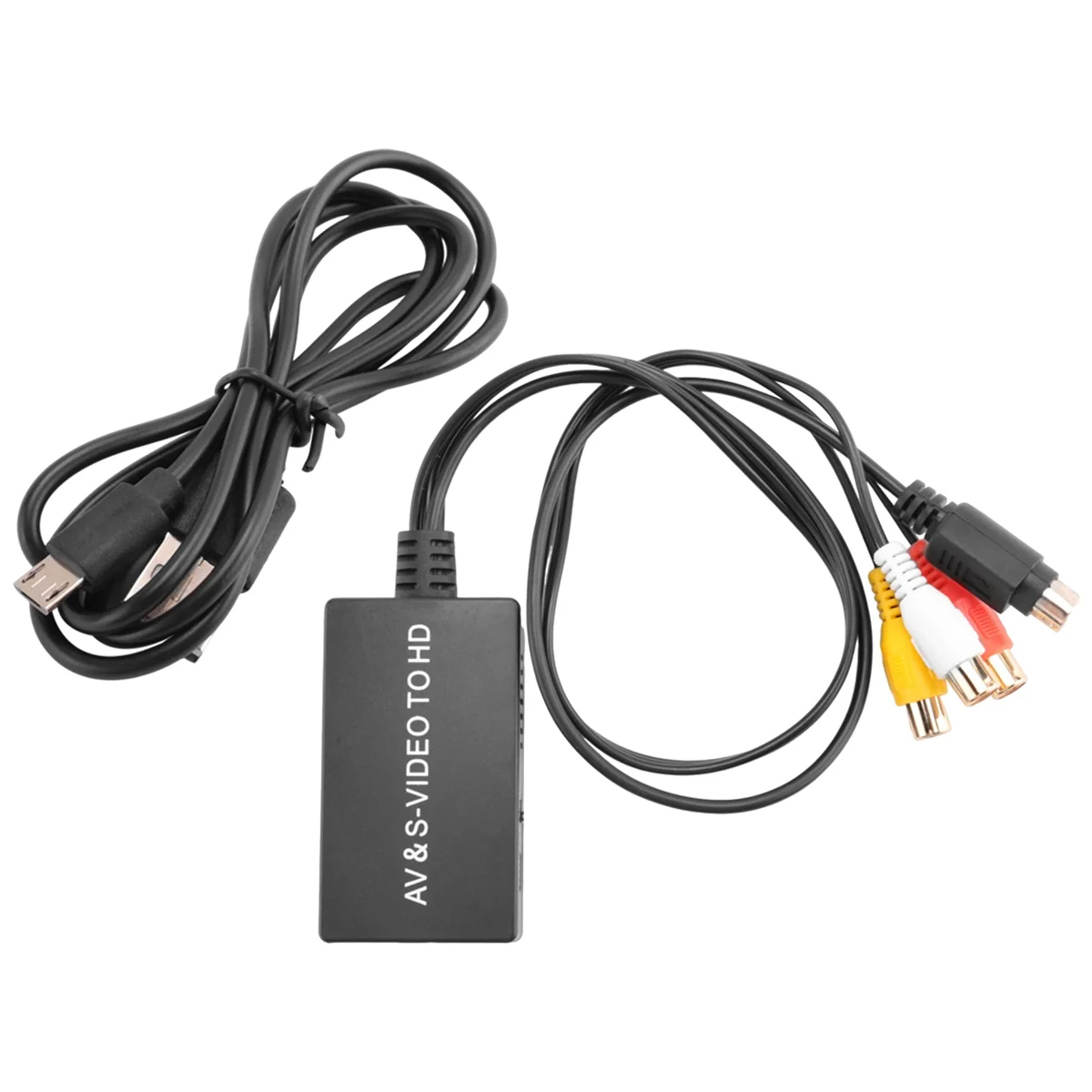 Преобразователь SVideo-HDMI S-видео и 3RCA CVBS композитный аудио-видео преобразователь