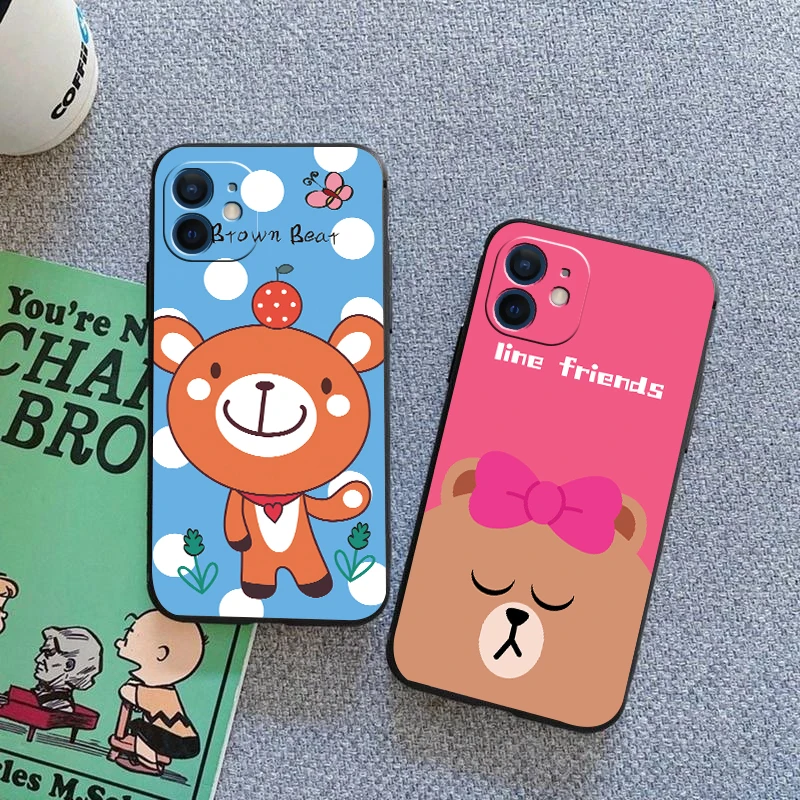 

cute cartoon pattern phone Case For IPhone 13 12 11 Pro Max Mini SE XR X XS Max 8Plus 7plus 6 soft6S New Shell phone Case