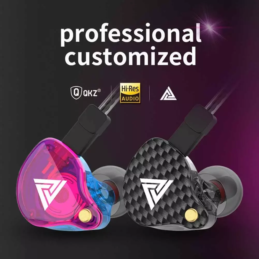 

QKZ VK4 Universal Detachable In-Ear Bass Wired Earphones Music Earbuds with Mic