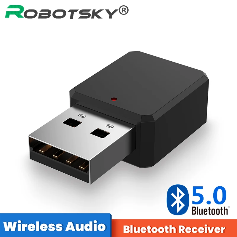

USB Wireless Bluetooth 5.1 Transmitter Receiver Dongle Music Bluetooth Receiver Adapter 3.5mm AUX Adapter For Laptop TV PC Car