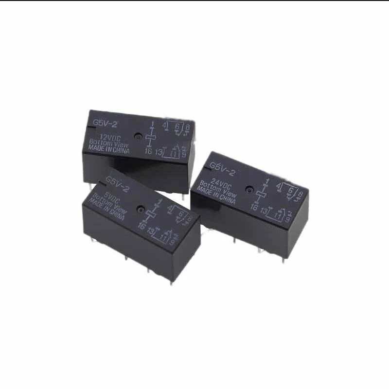 

5PCS HOT NEW G5V-2 G5V 2 G5V2 5V 12V 24V relay Signal relay 5VDC DC5V 12VDC DC12V 24VDC DC24V 8PIN